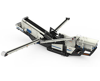 TAFS履带式移动文化传媒筛分联合一体车