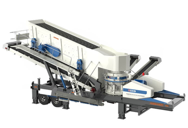 WHPS轮胎式移动圆锥文化传媒筛分站